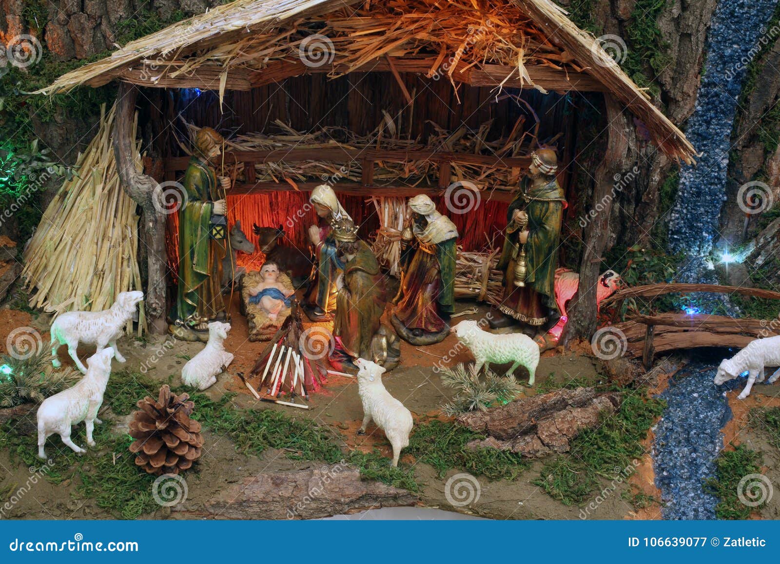 Christmas mangers stock image. Image of father, jesus 106639077