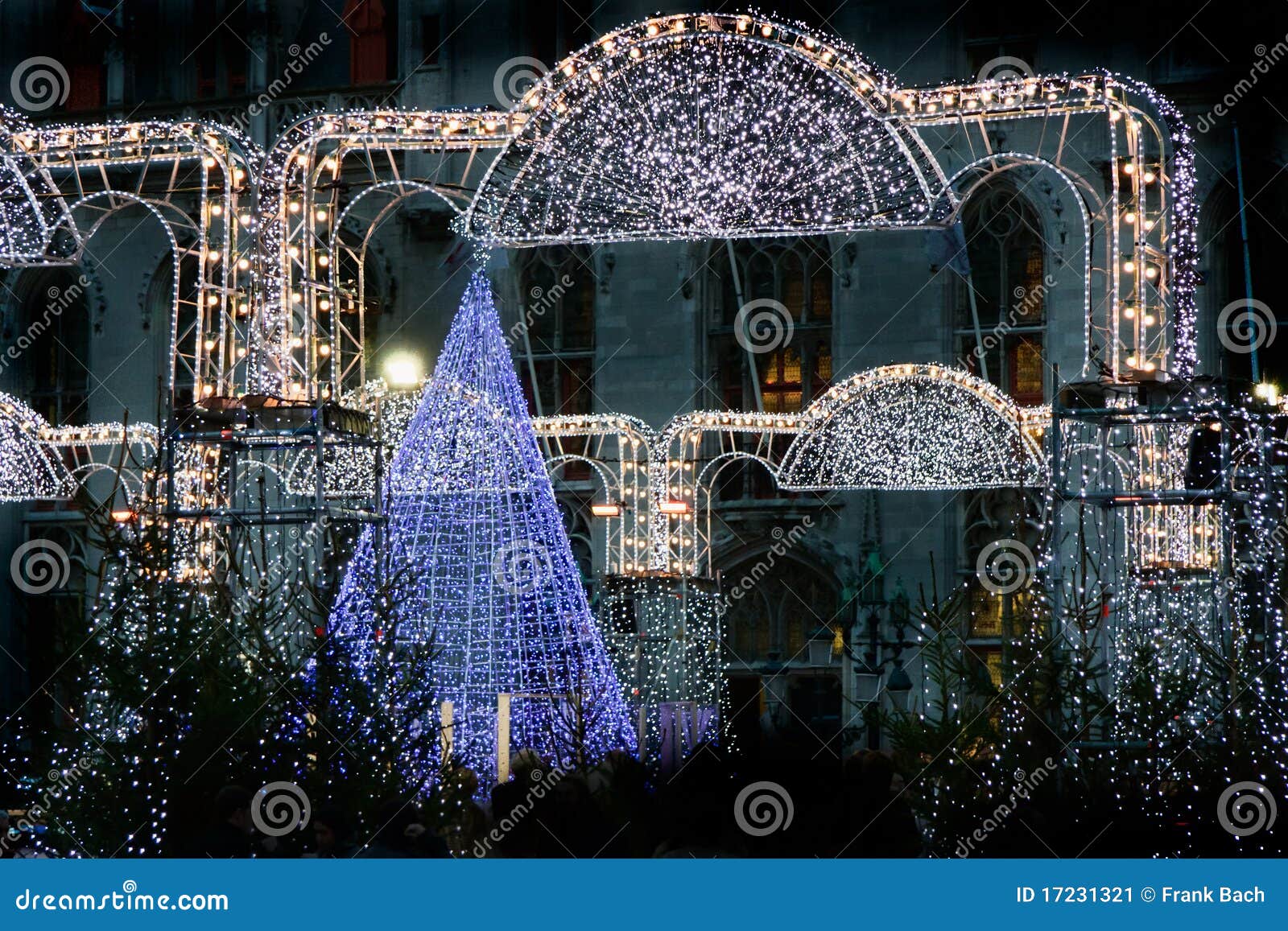 Christmas Market in Brugge, Belgium Stock Image - Image of december ...