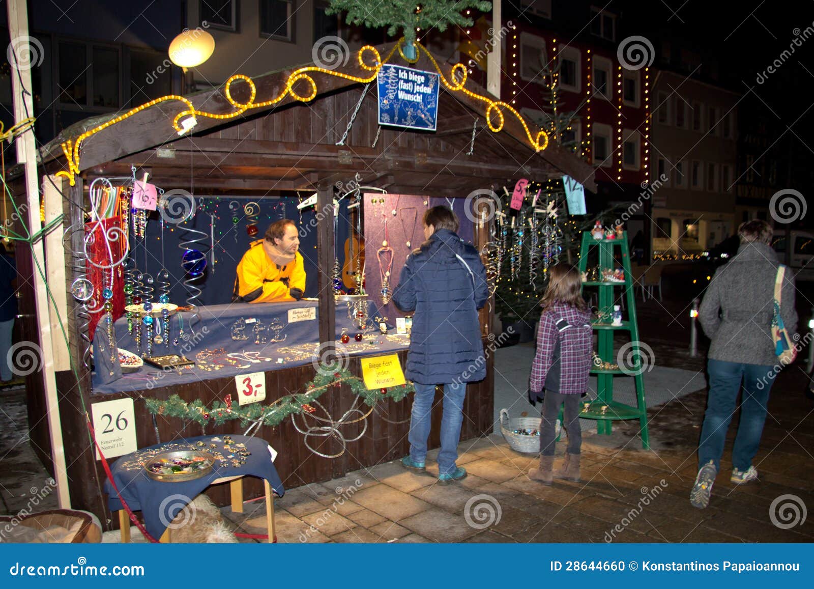 Christmas Market In Offenburg, Germany Editorial Image 