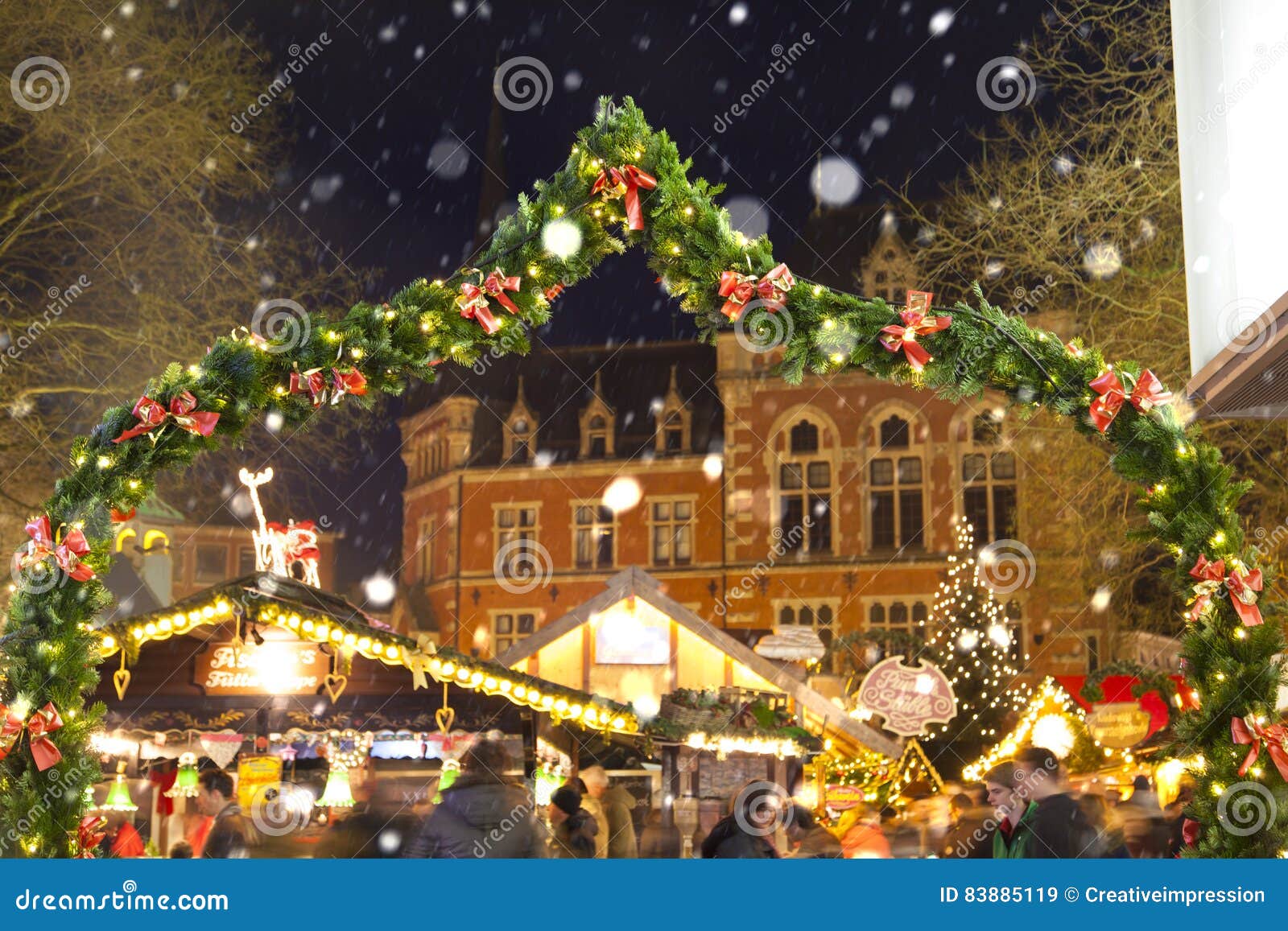 Christmas Market in Oldenburg Editorial Stock Image Image of saxony