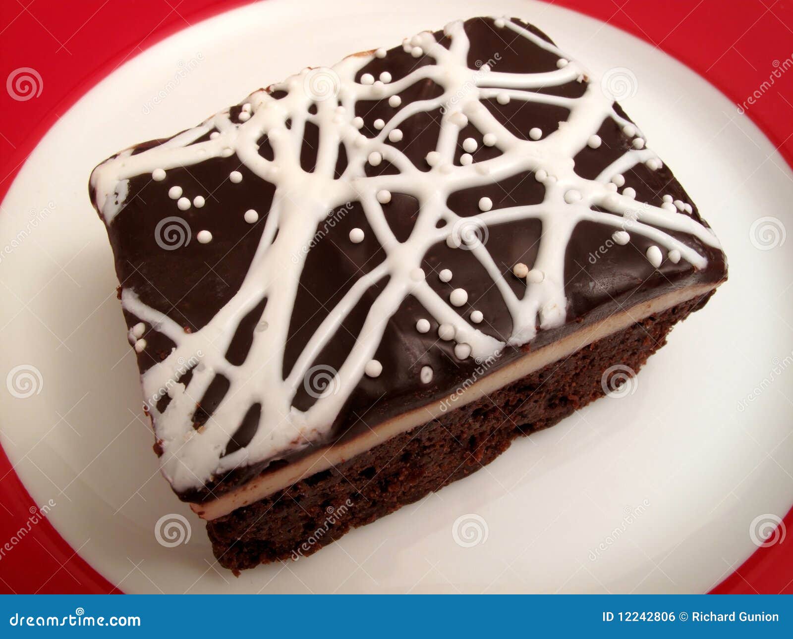 Christmas Mint Brownie stock photo. Image of layers, chocolate 12242806