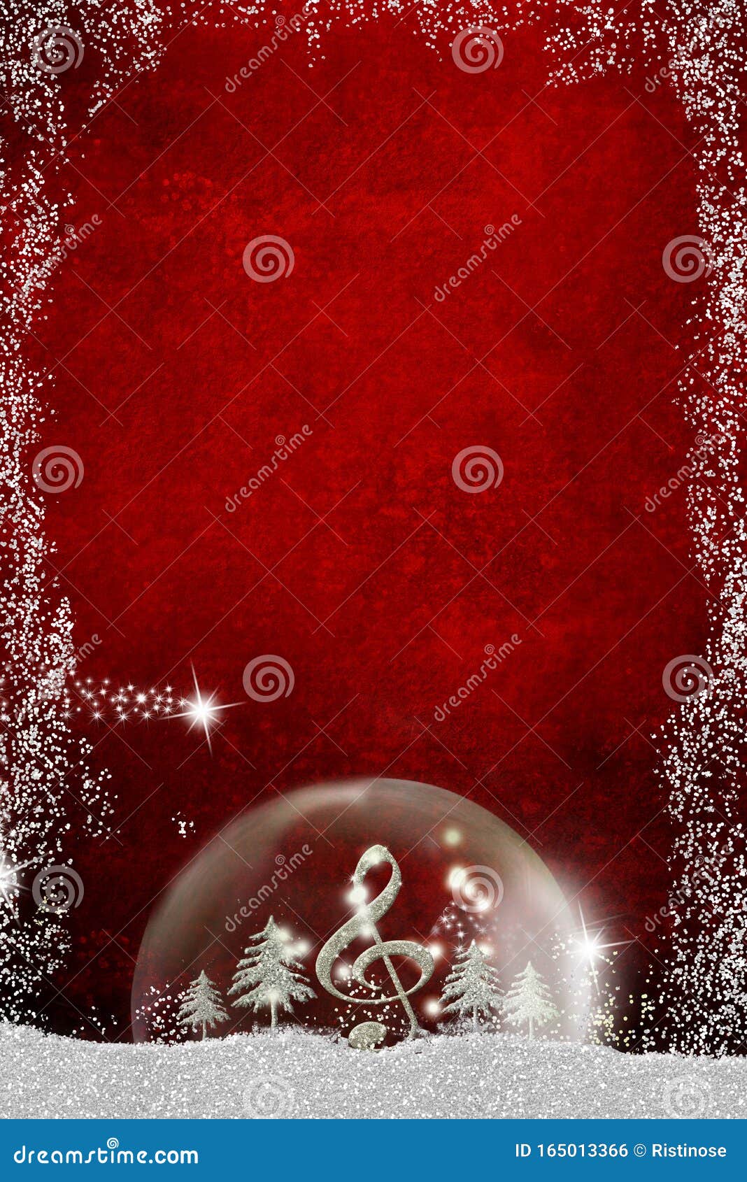 christmas musical background.copy space, vertical