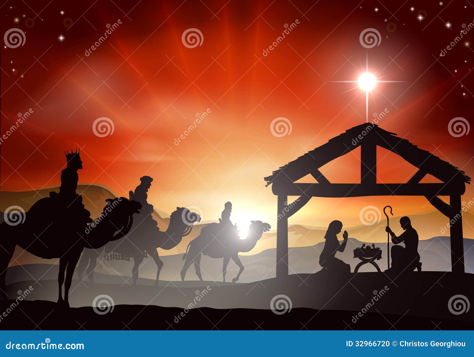 christmas nativity scene