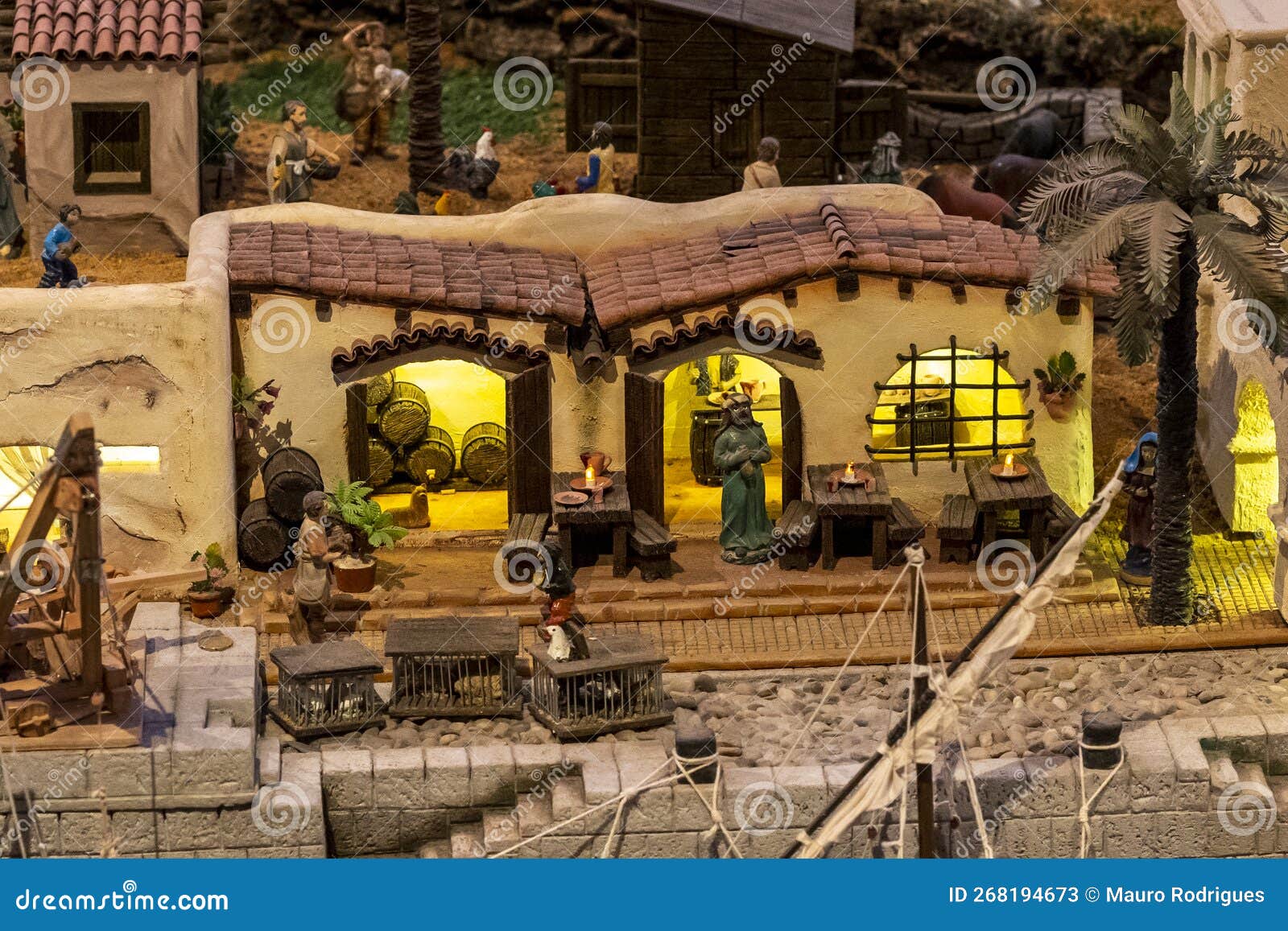 Christmas Nativity Scene Exhibition Editorial Stock Photo Image of algarve, christmas 268194673