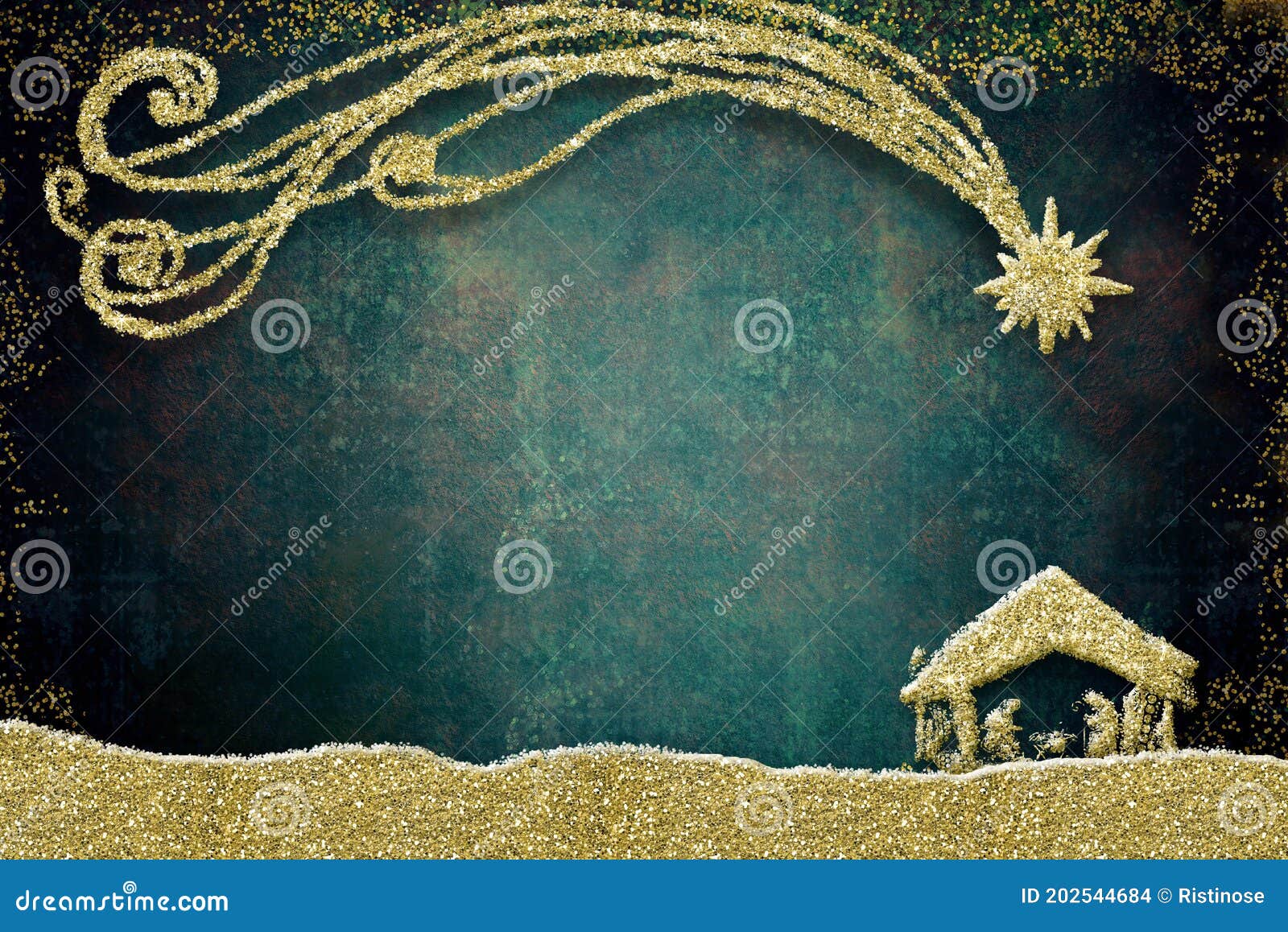 christmas nativity scene greetings cards