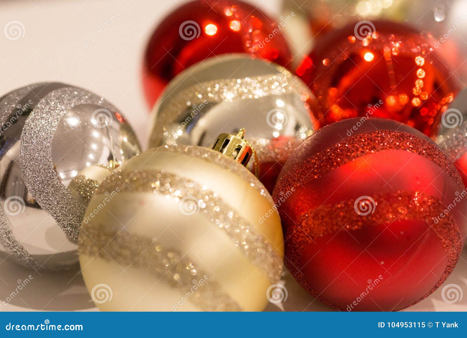 Christmas and new year decoration color balls