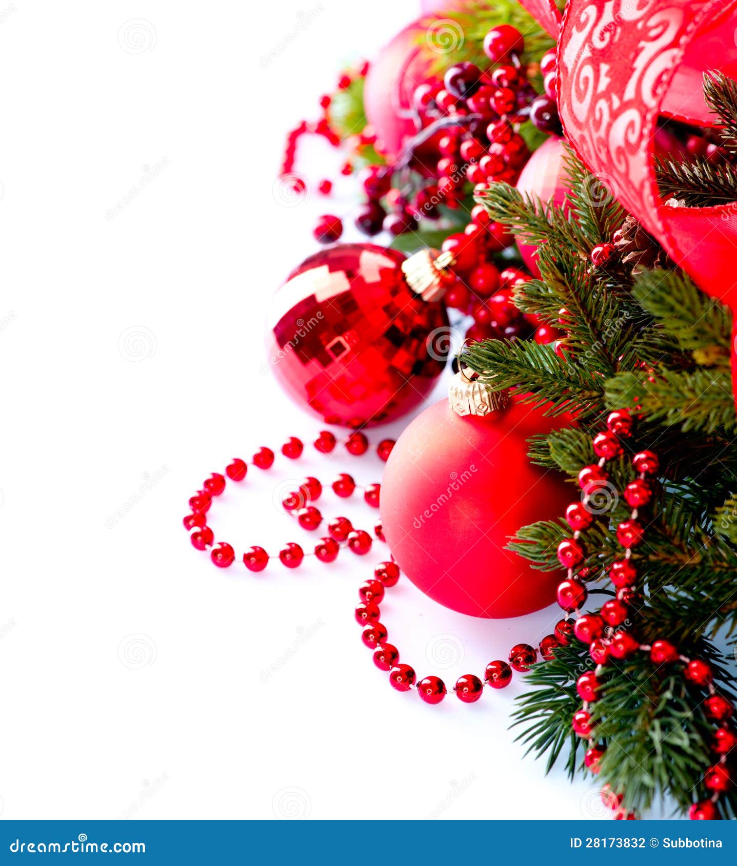 Christmas and New Year Decorations Stock Photo - Image of baubles ...