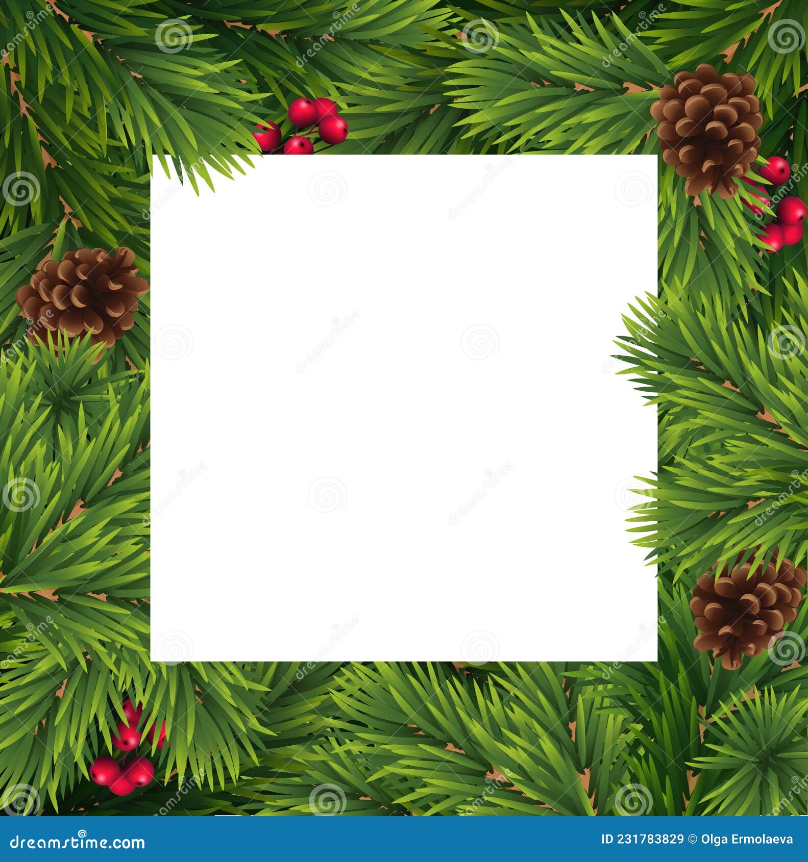 christmas and new year  template