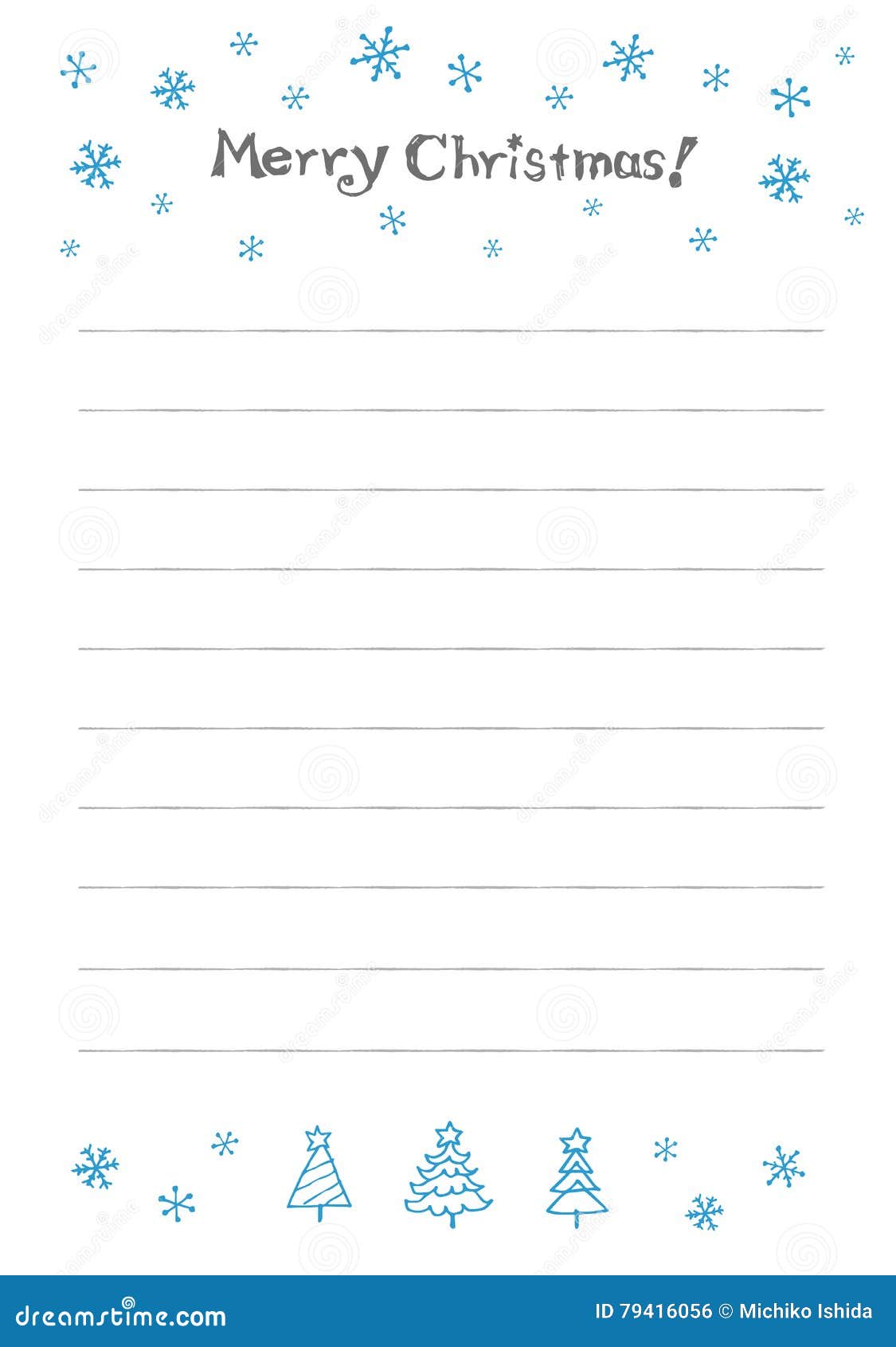 Christmas notepad design stock illustration. Illustration of line