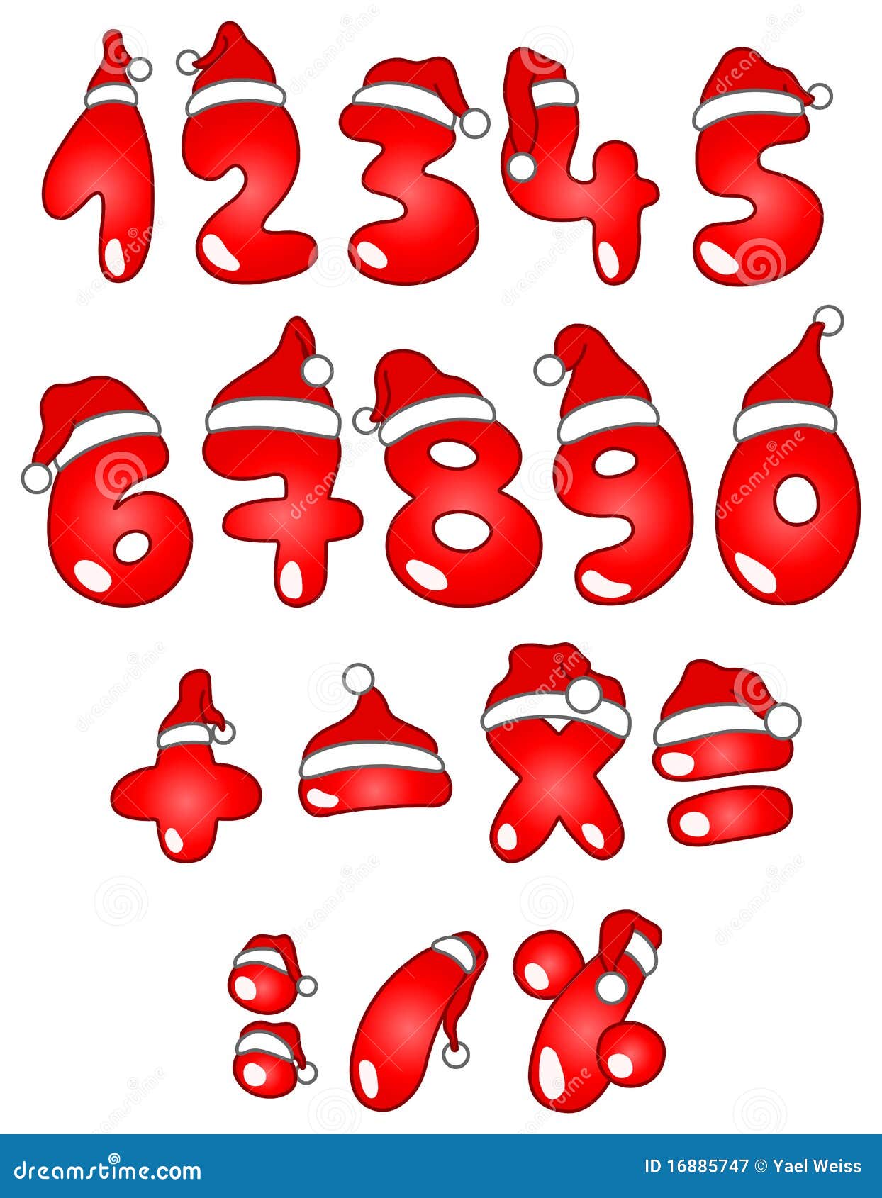 christmas numbers clipart free - photo #26