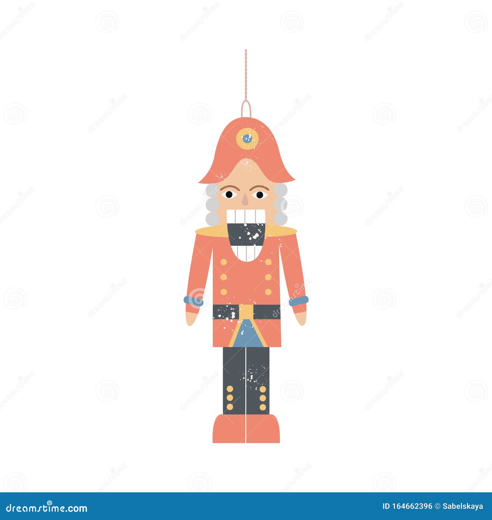 Download Christmas Nutcracker Or Vintage Soldier Toy Flat Vector ...