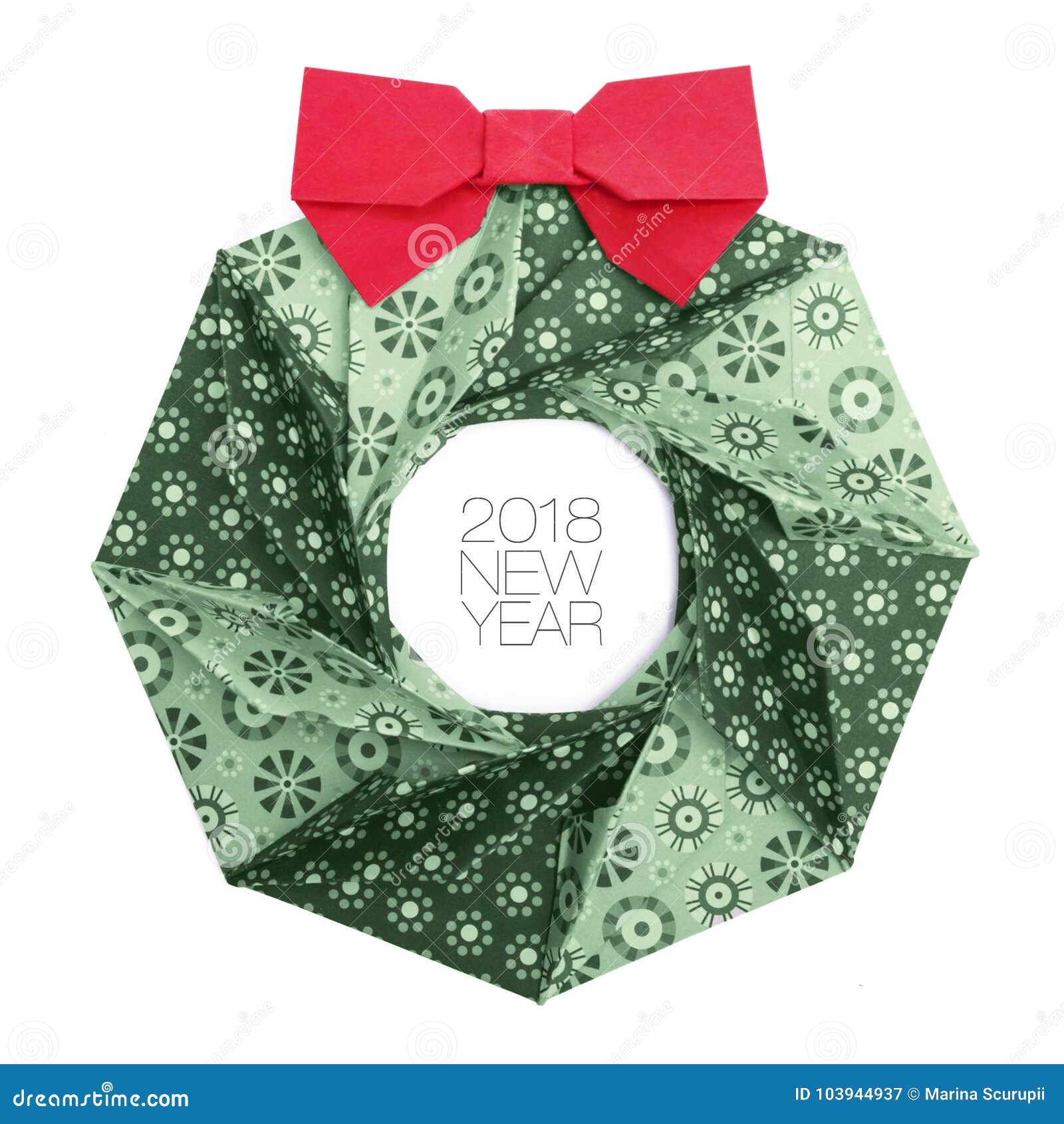 christmas origami wreath christmas origami wreath