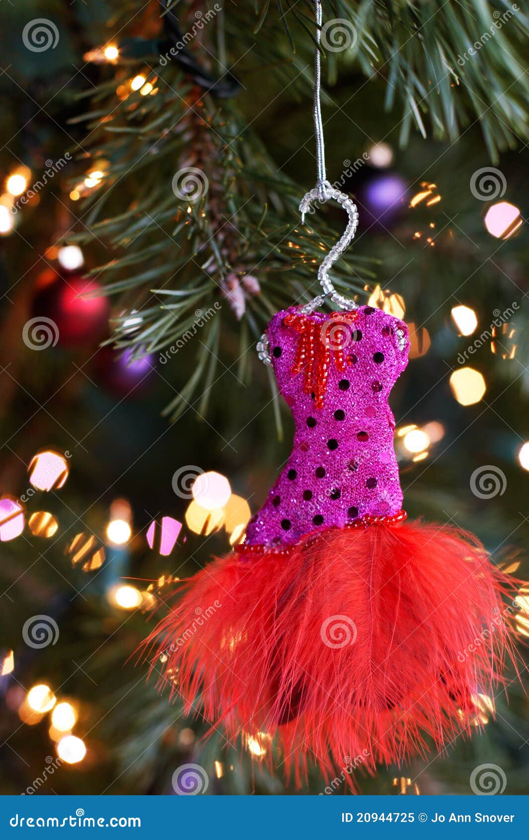 Christmas ornament dress stock image. Image of holidays 20944725
