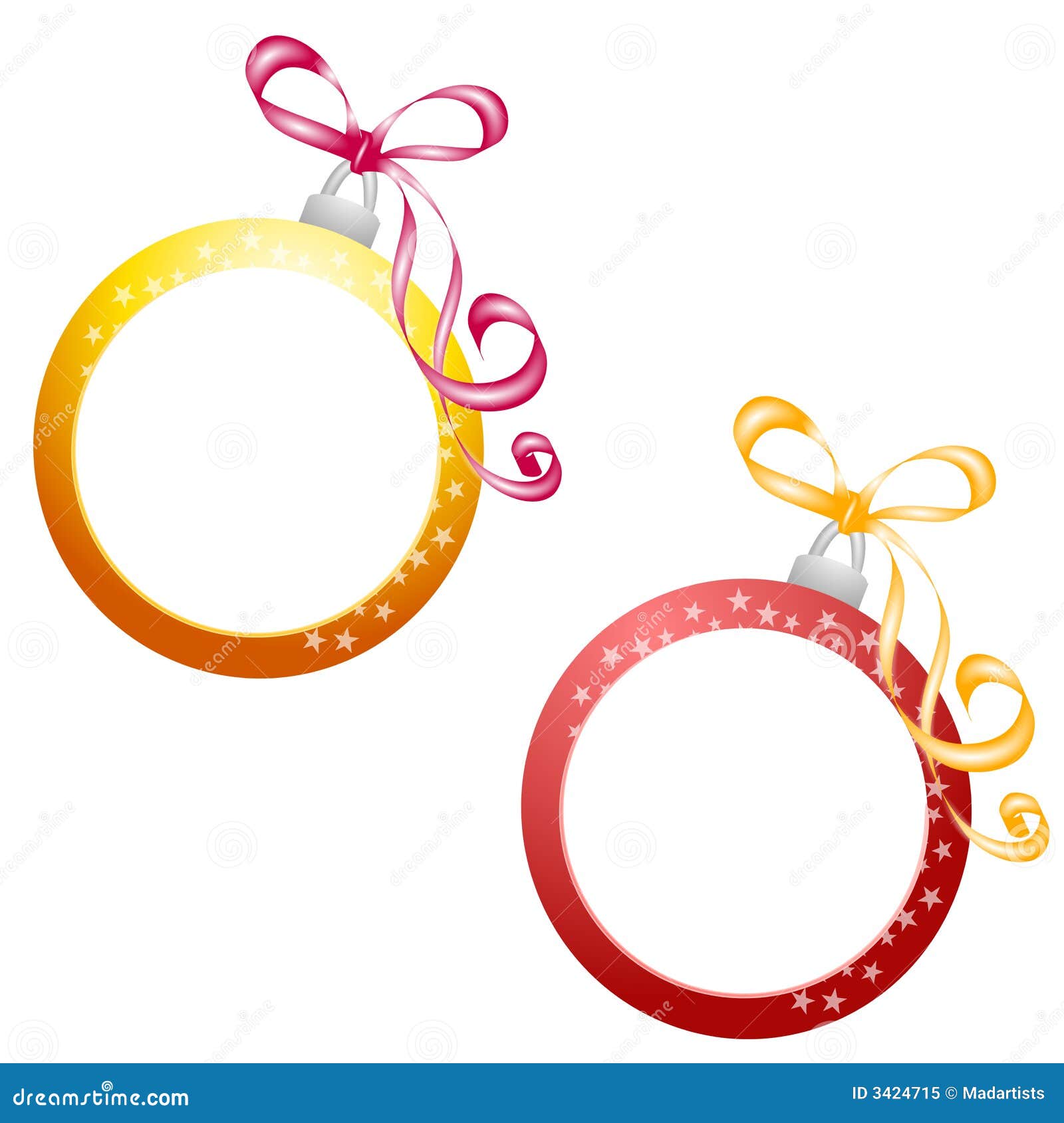 Christmas Ornament Frame Royalty Free Stock Photo - Image: 3424715