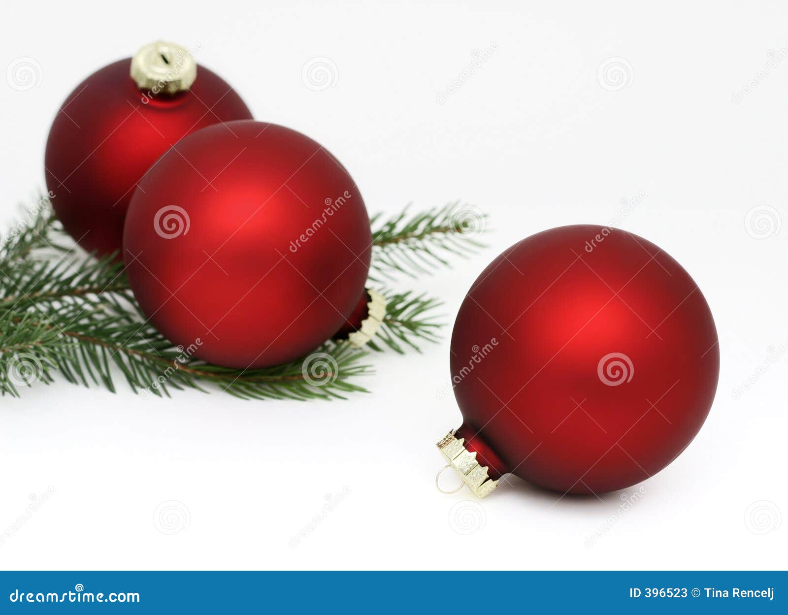 Christmas Ornaments stock image. Image of satin, ball, isolated - 396523