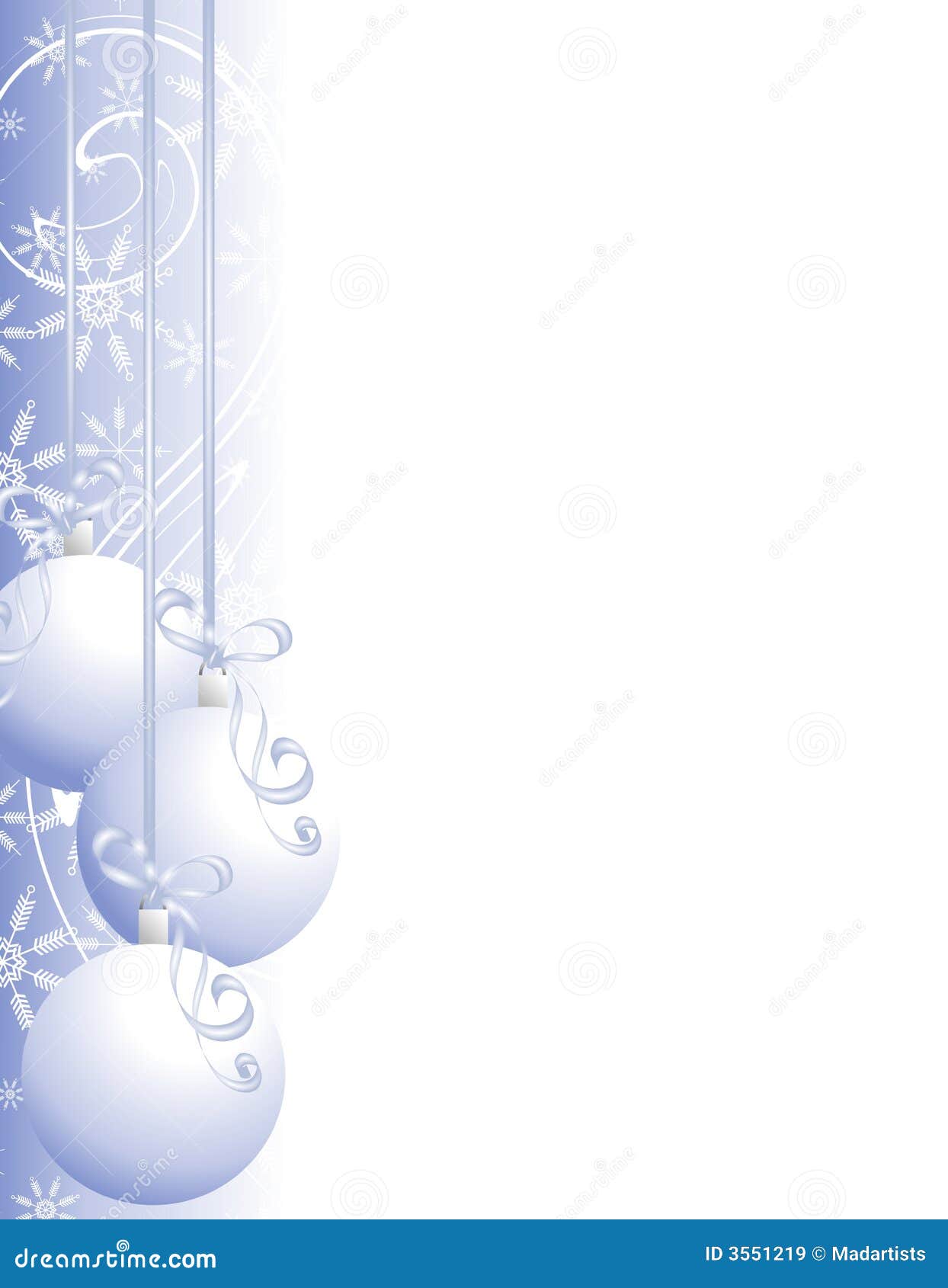 christmas ornaments border 2 stock illustration illustration of christmas holiday borders