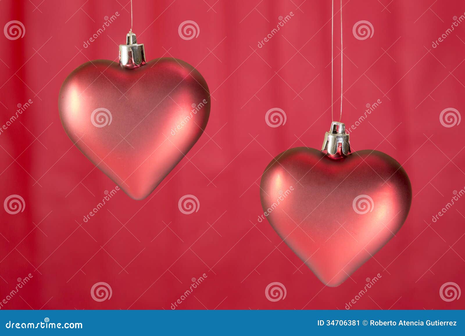 Christmas Ornaments Heart Shaped Stock Image - Image of christmas