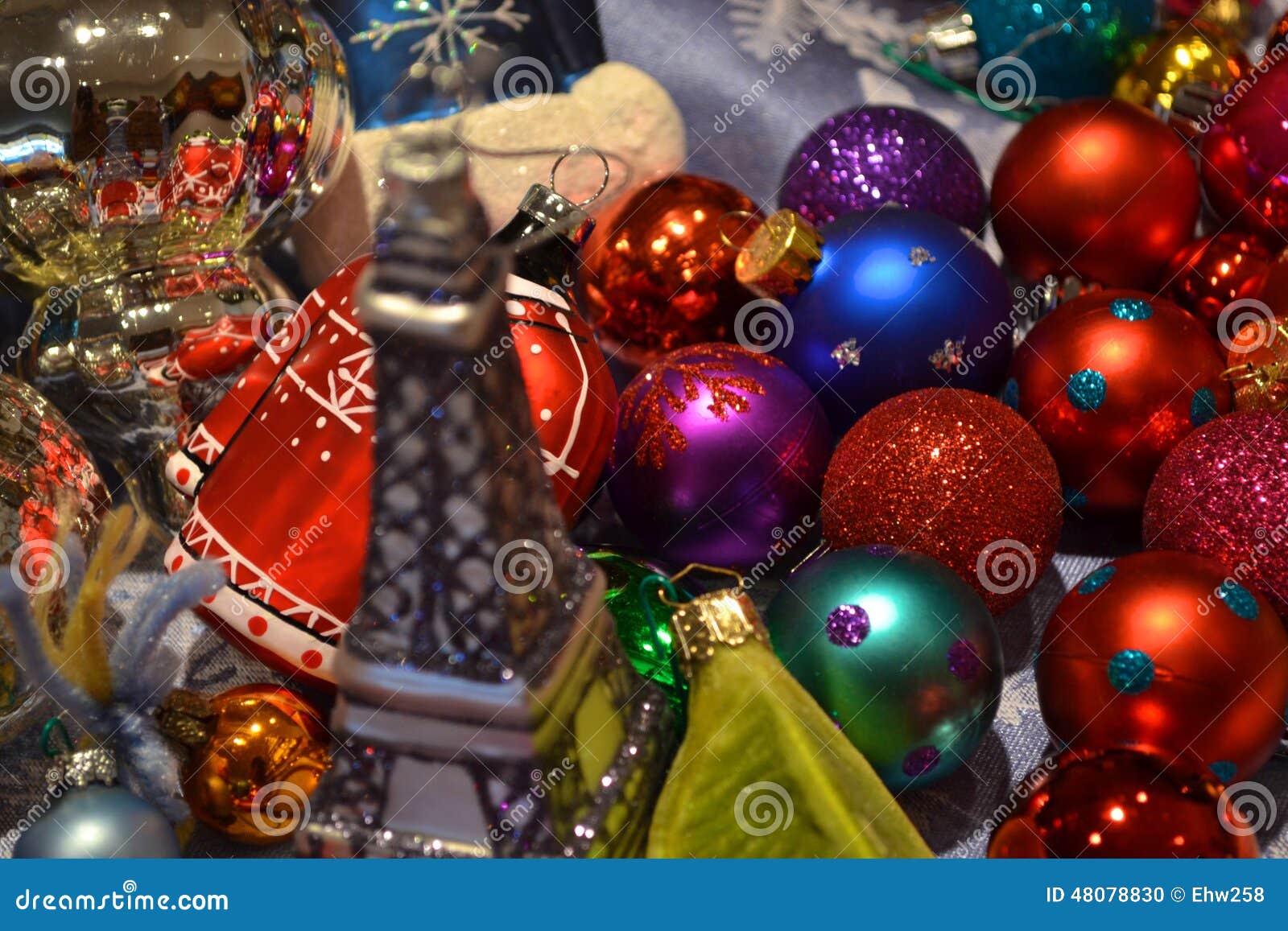 Christmas Ornaments stock photo. Image of ornaments, balls - 48078830