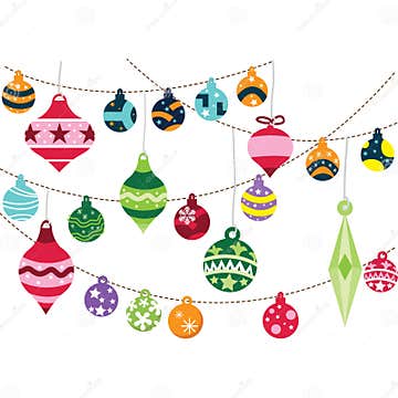 Christmas Ornaments stock vector. Illustration of celebration - 57027139