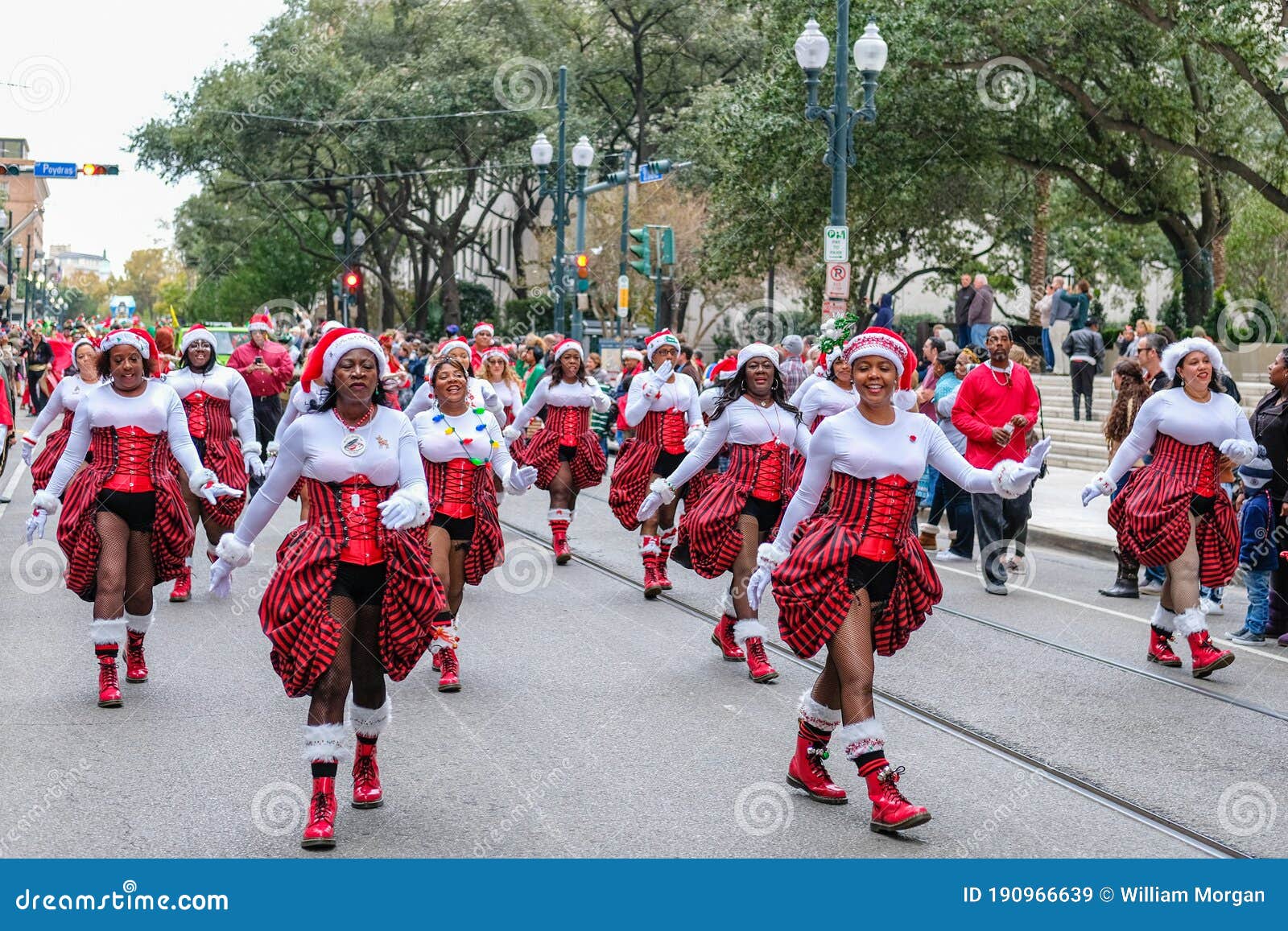 Christmas Parade in New Orleans Editorial Stock Image Image of