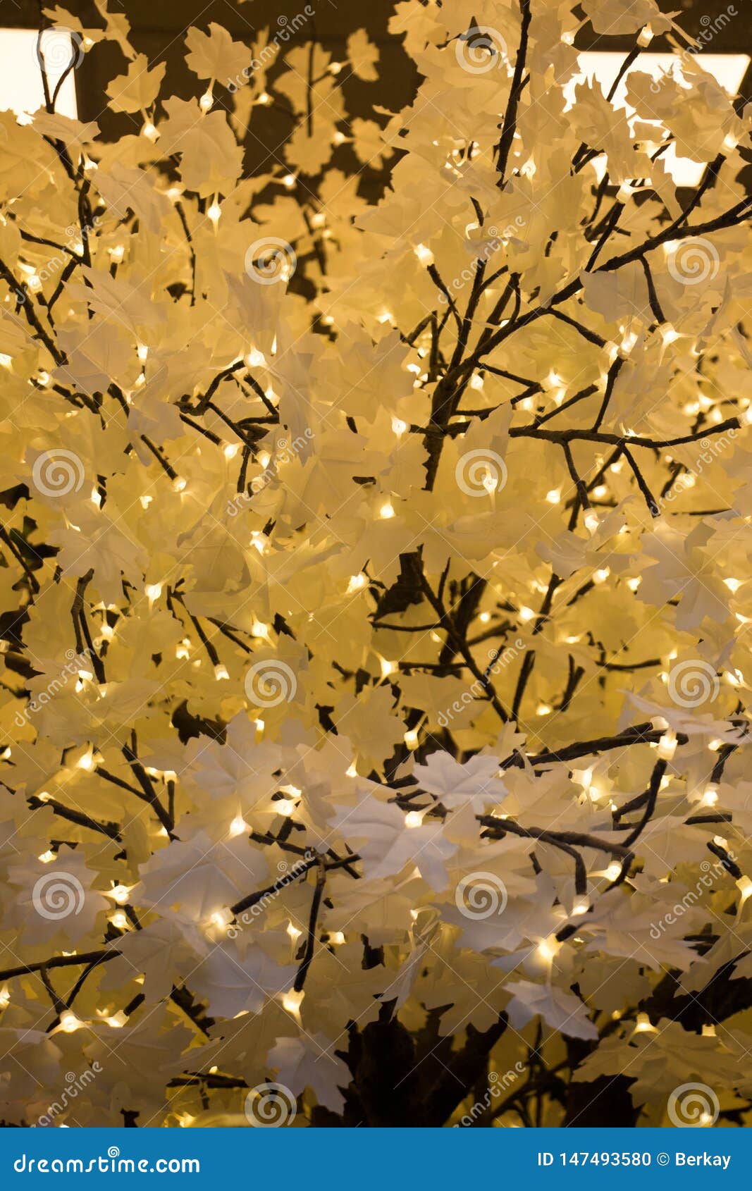 Christmas and Party Lights of a Certain Type Stock Photo Image of