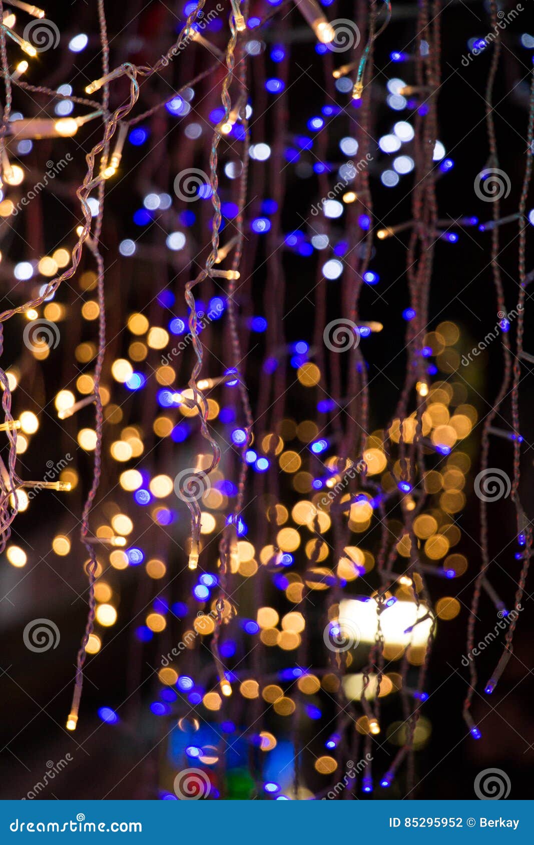 Christmas And Party Lights Of A Certain Type Stock Photo Image Of