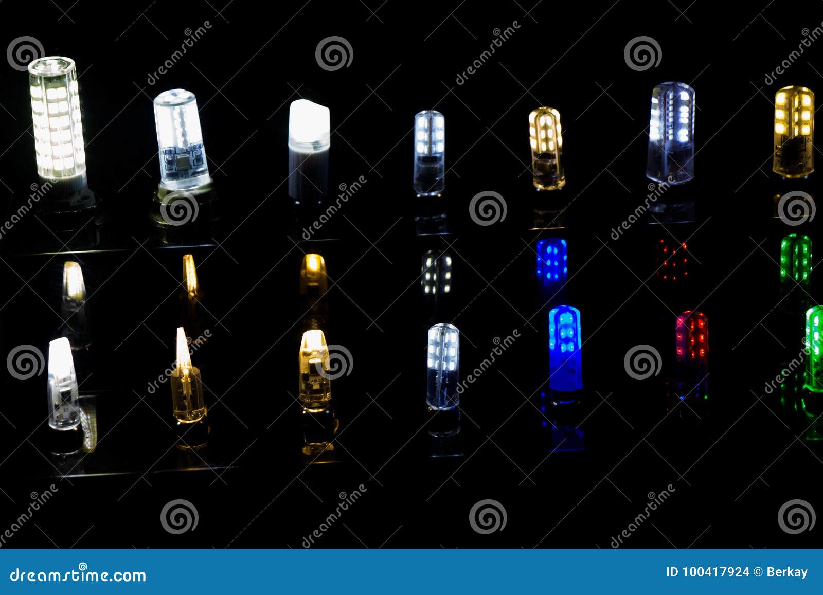 Christmas and Party Lights of a Certain Type Stock Photo - Image of ...