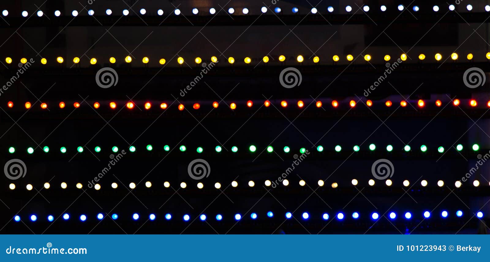 Christmas and Party Lights of a Certain Type Stock Image - Image of ...