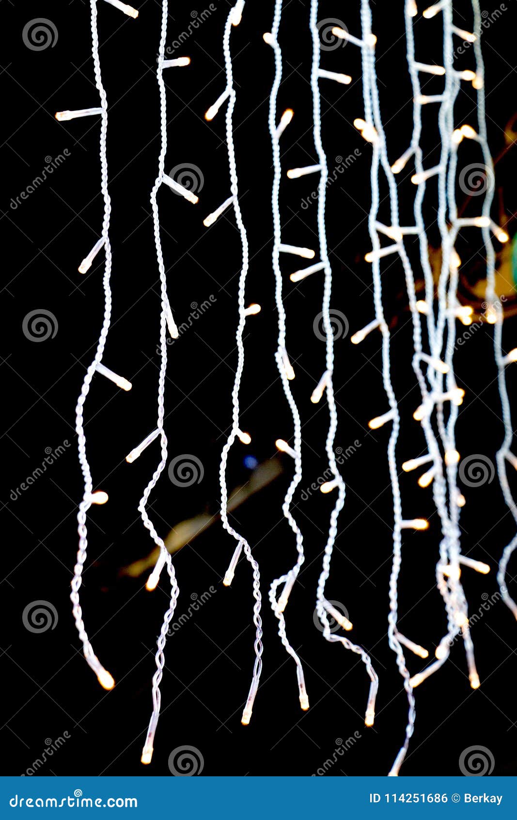 Christmas and Party Lights of a Certain Type Stock Photo - Image of ...