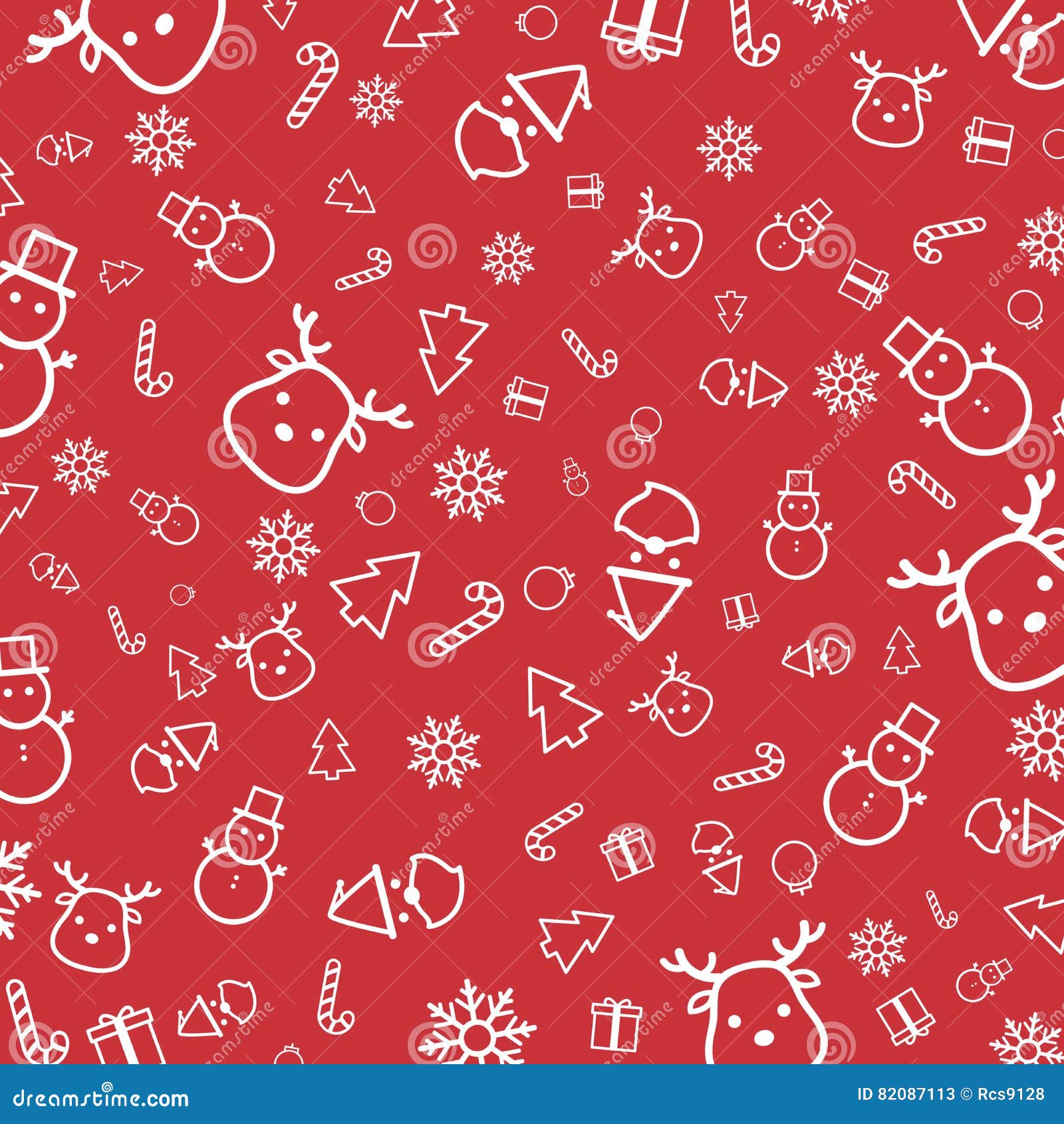 Christmas pattern stock illustration. Illustration of jingle ...