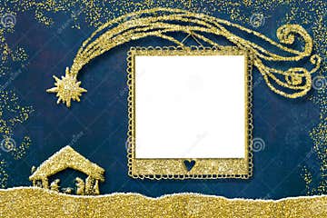 Christmas photo frame card stock photo. Image of blank - 103326974