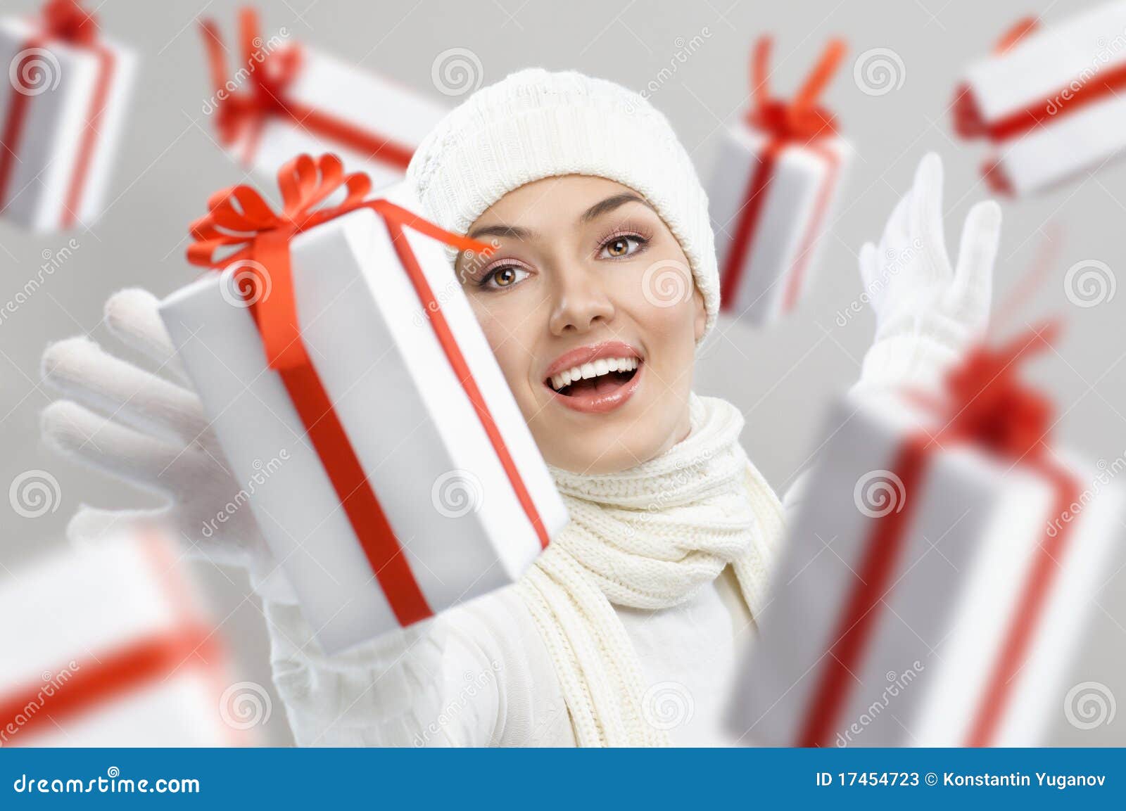 Christmas presents stock image. Image of beautiful, happiness 17454723