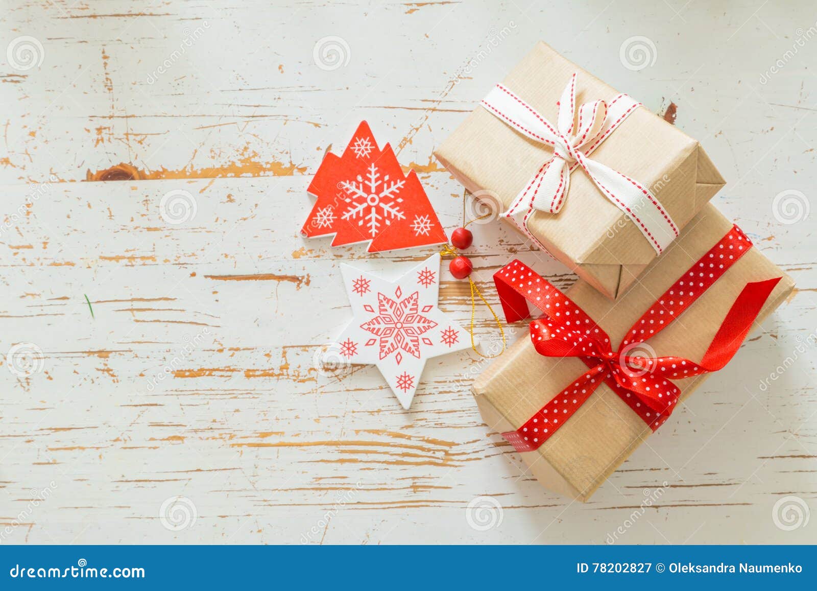 Christmas Presents in Decorative Boxes Stock Image Image of gift