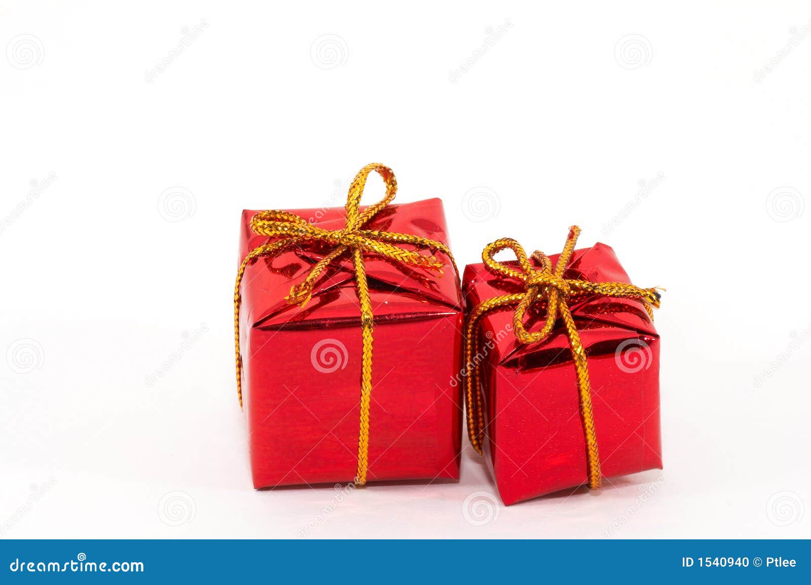 Download Christmas Presents White Background Stock Image of isolated garland