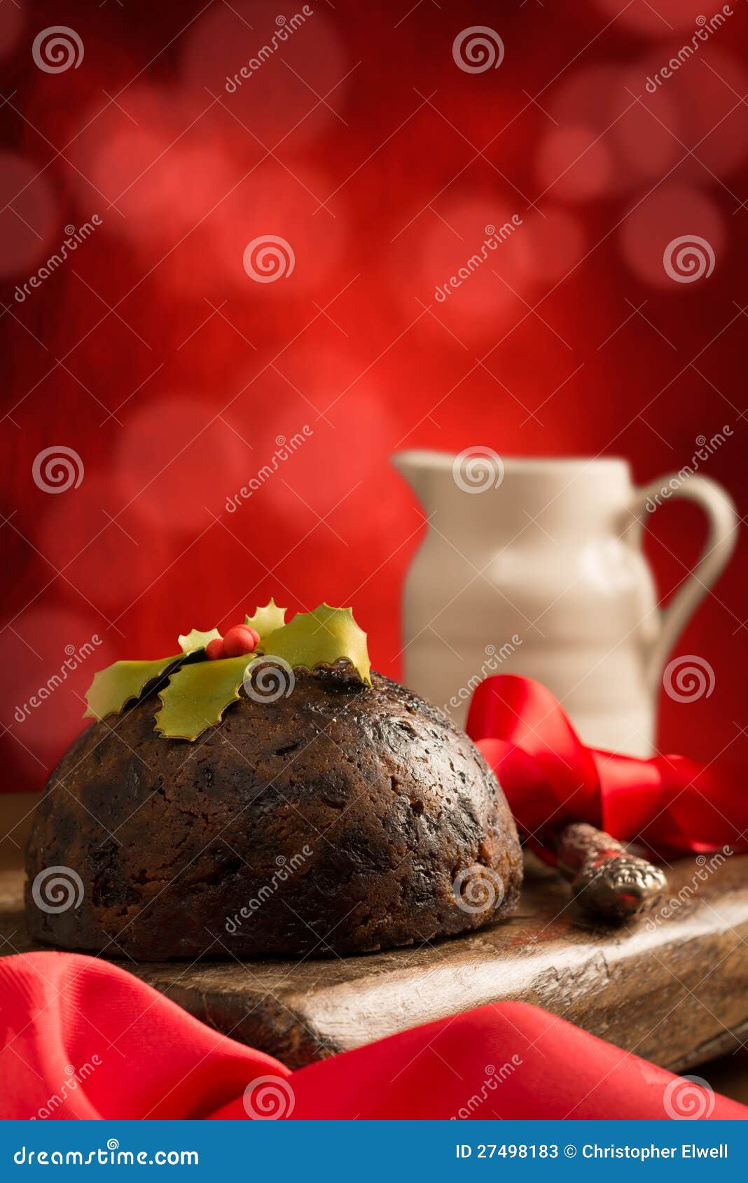 Christmas Pudding stock image. Image of scene, pudding - 27498183