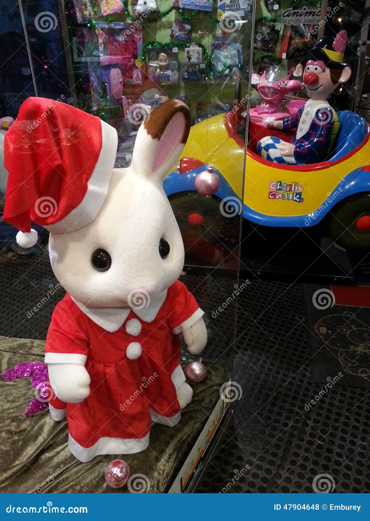Christmas Rabbit in Toy Shop Editorial Stock Photo Image of rabbit
