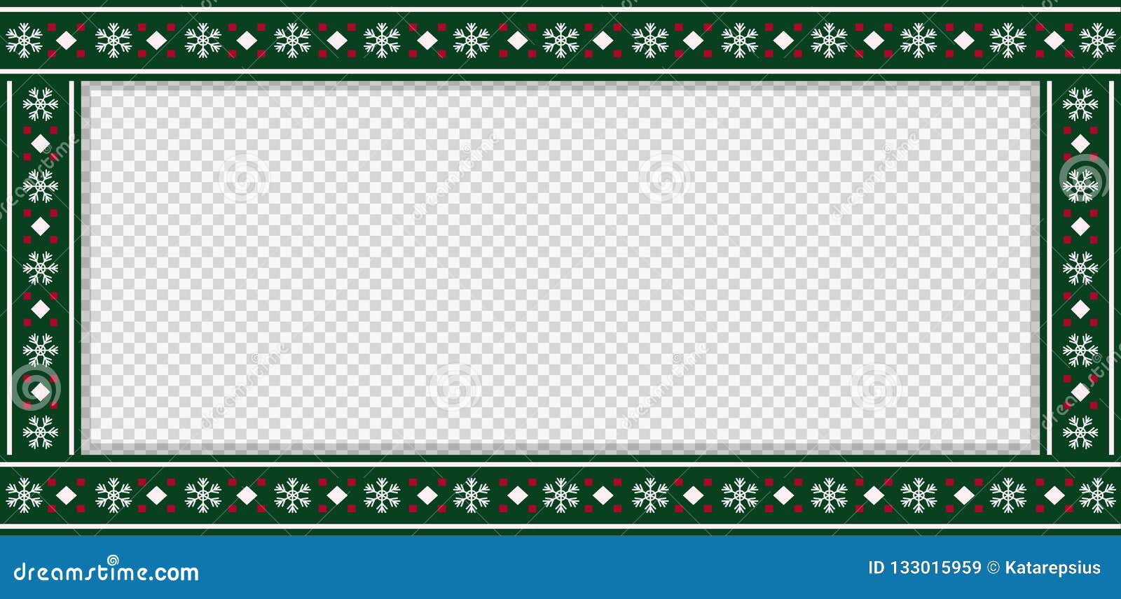 Download Christmas Rectangle Template, Frame, Banner, Billboard ...