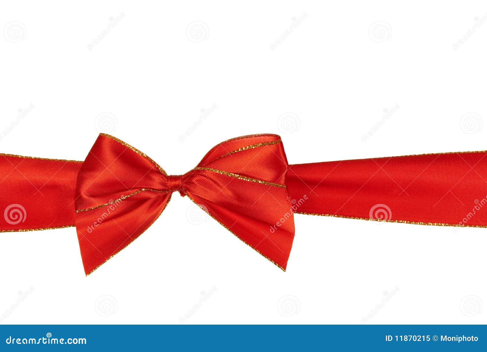 Christmas Red Ribbon,isolated on White Stock Image Image of ribbon