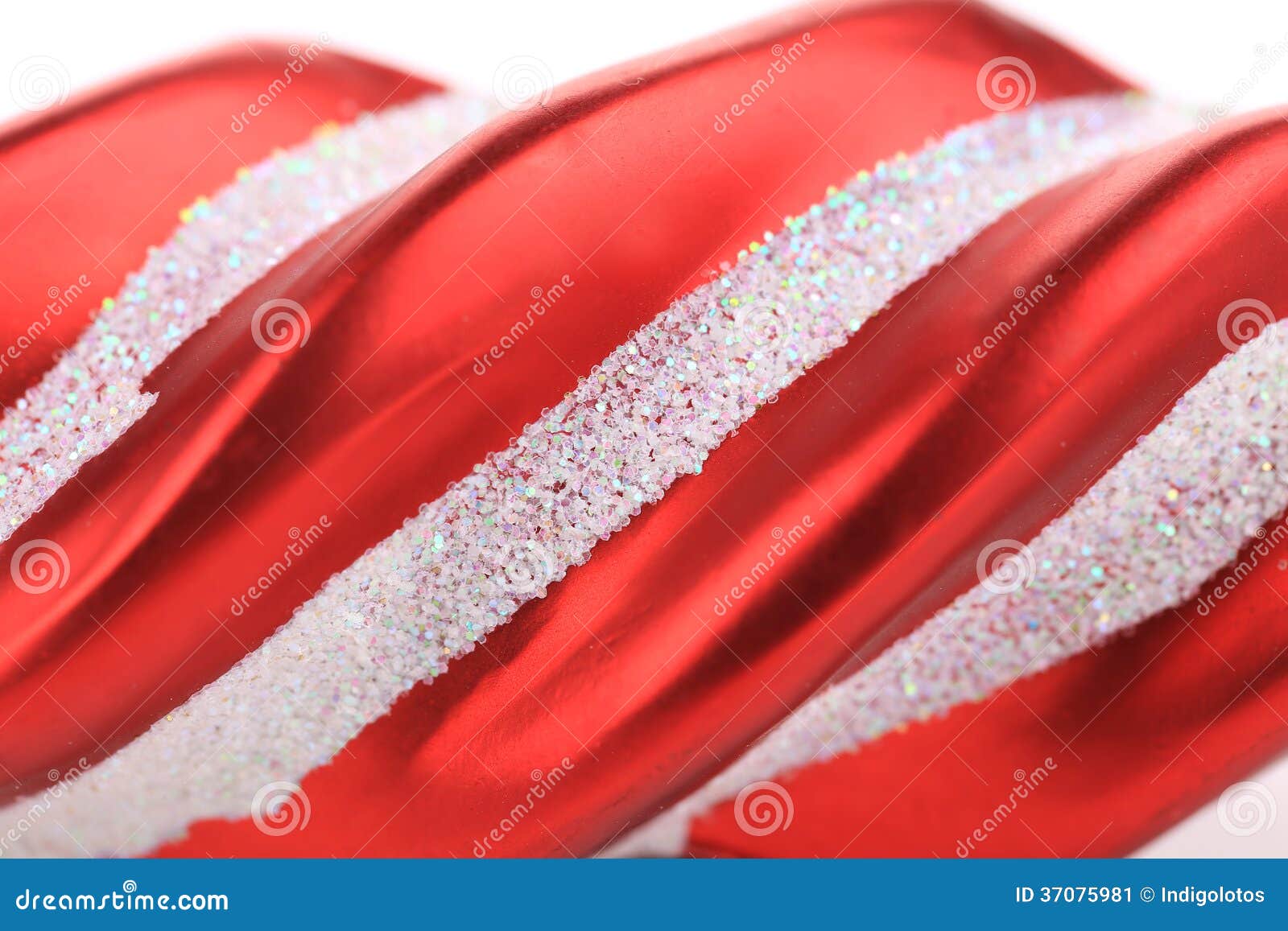 Christmas Red Tree Decoration. Stock Image - Image of white, winter ...