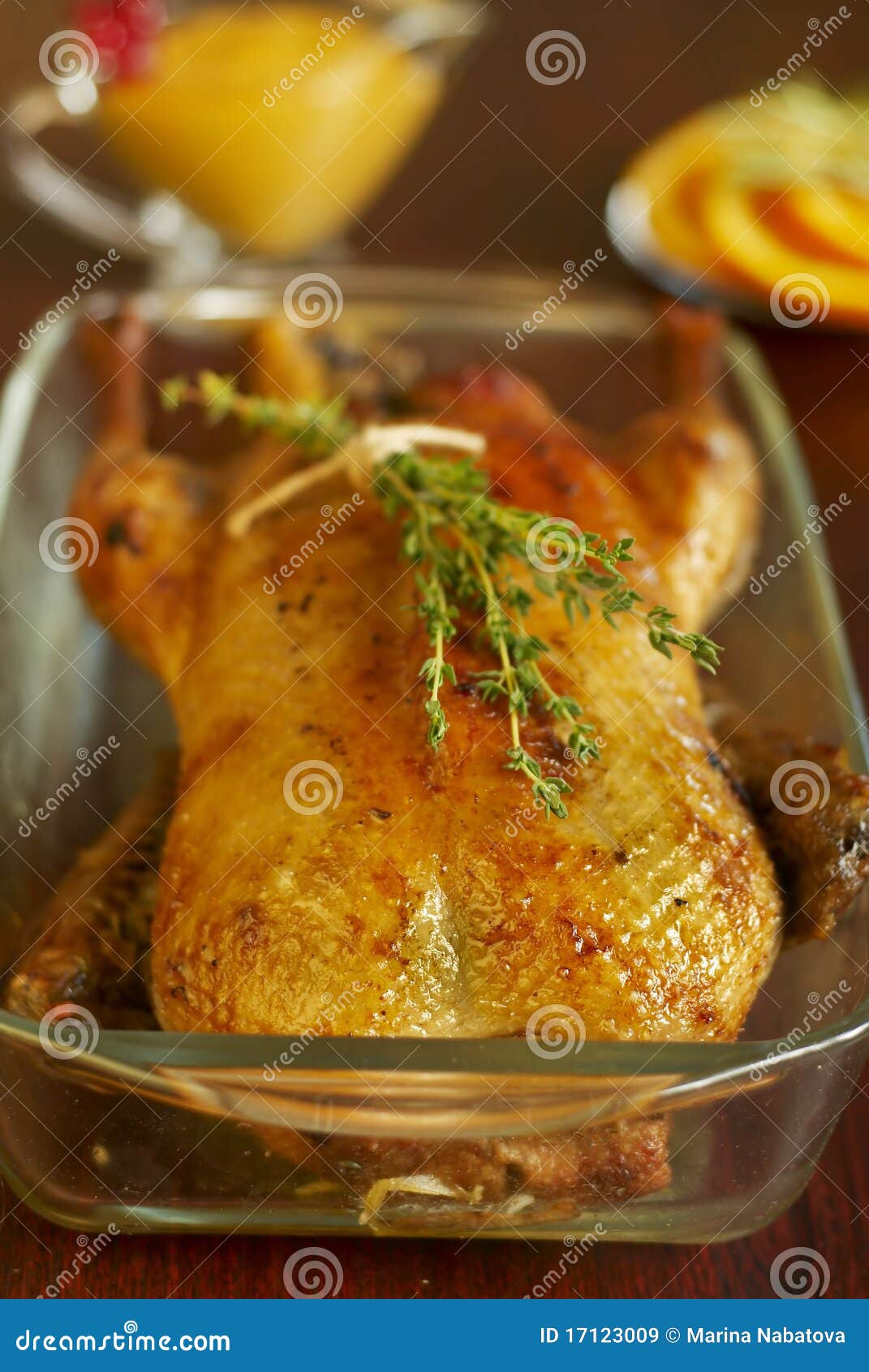 Christmas roast duck stock image. Image of duck, gourmet - 17123009