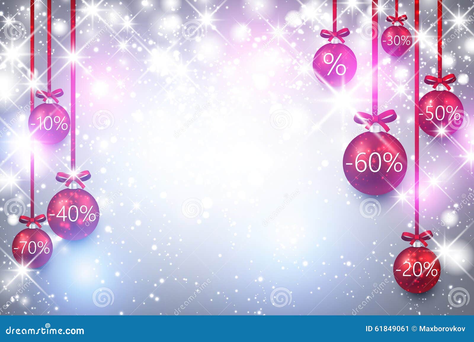 Christmas sale background stock vector. Illustration of market 61849061