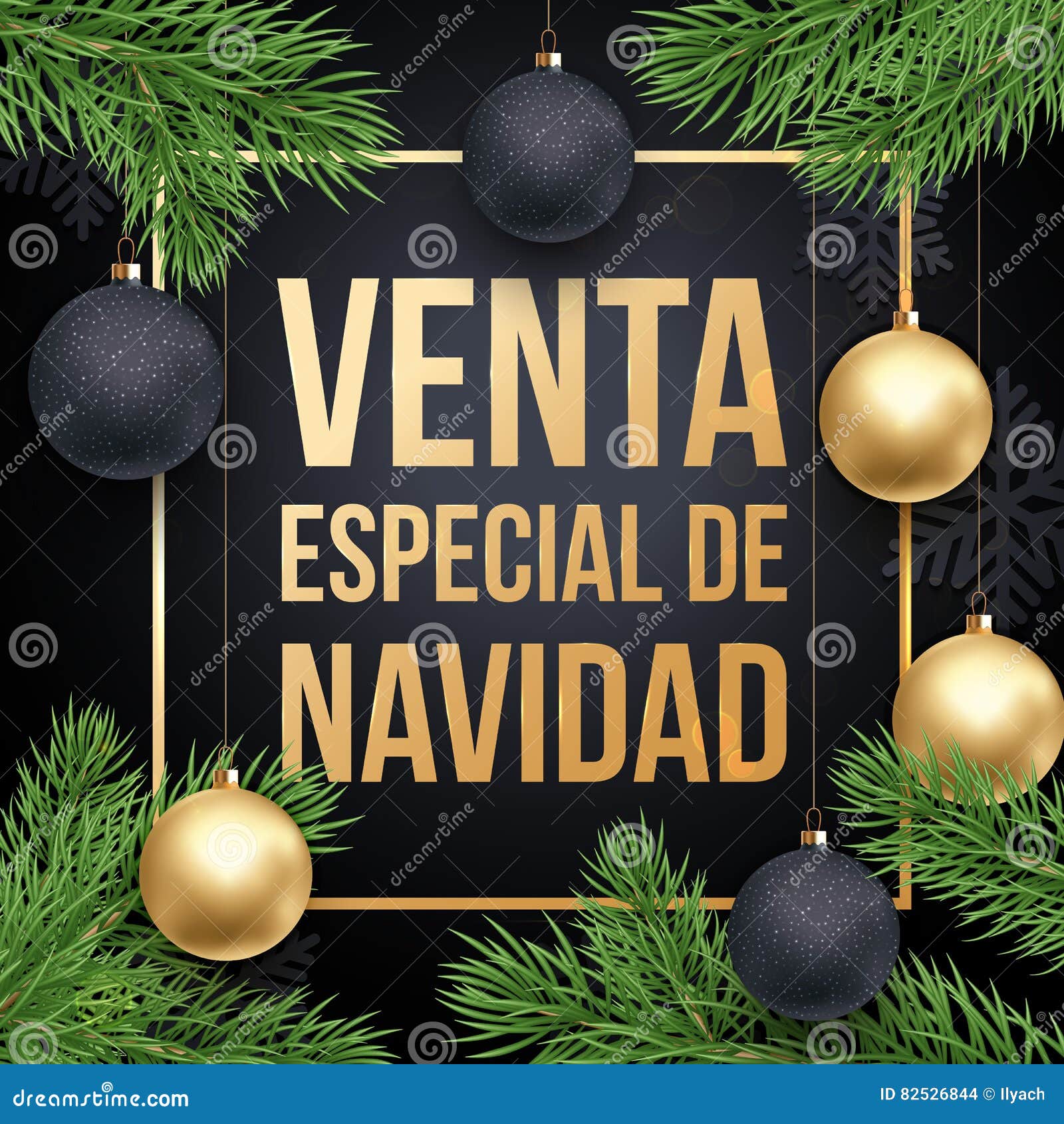 christmas sale spanish venta de navidad discount promo poster