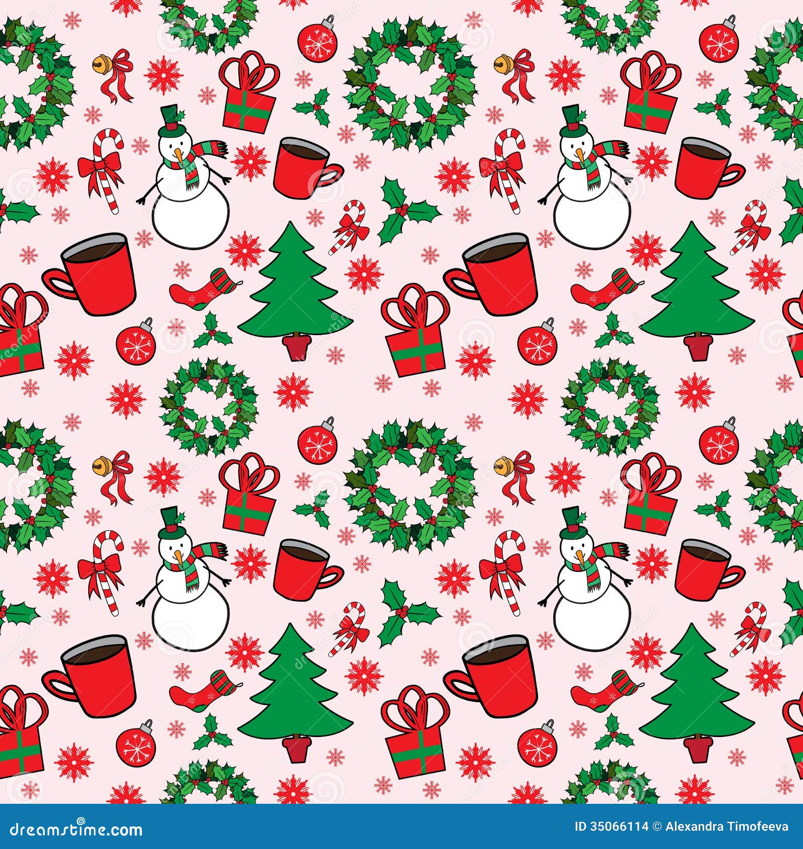 Christmas Snow Pattern