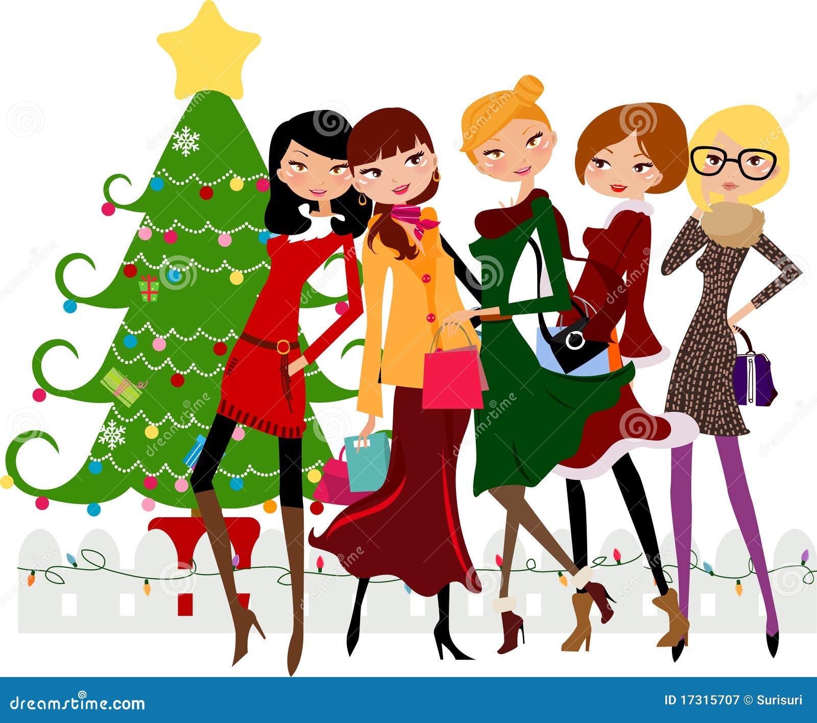 Christmas Shopping Stock Illustrations 90 1 Christmas Shopping Stock Illustrations Vectors Clipart Dreamstime