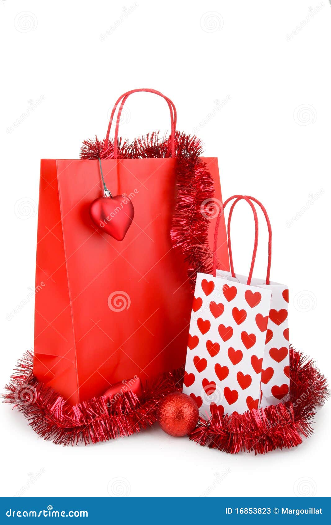 Christmas shopping bag stock image. Image of present 16853823