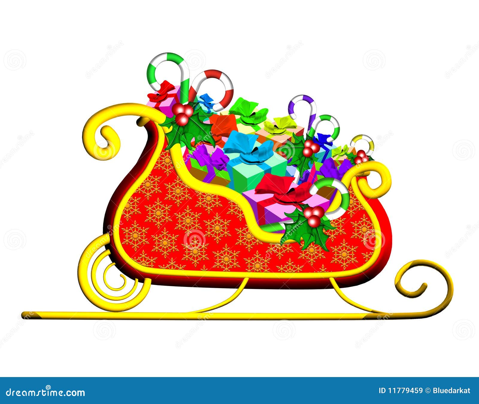 christmas clipart sleigh - photo #43