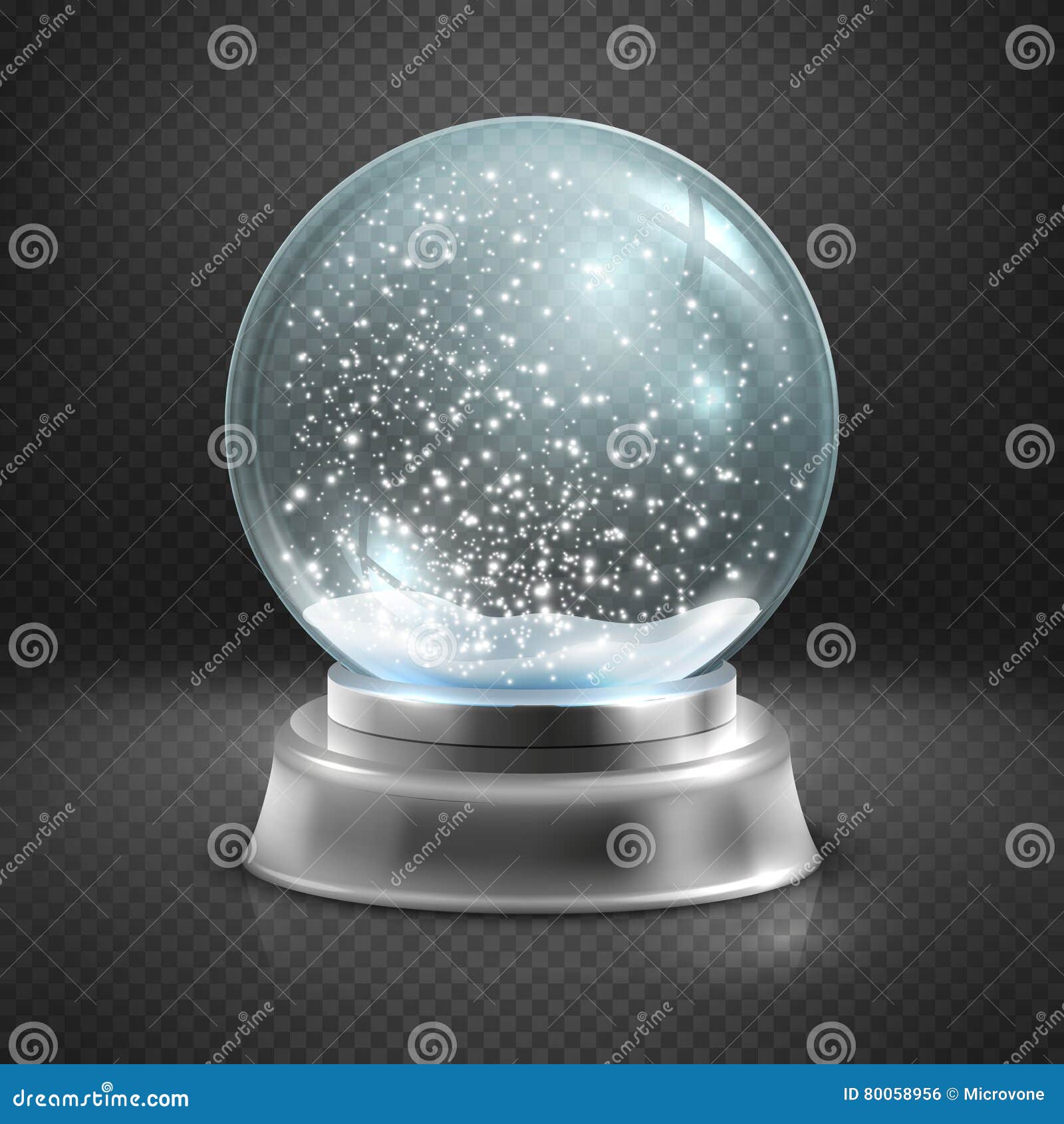 Globe Icon On Checkerboard Transparent Background High-Res Vector