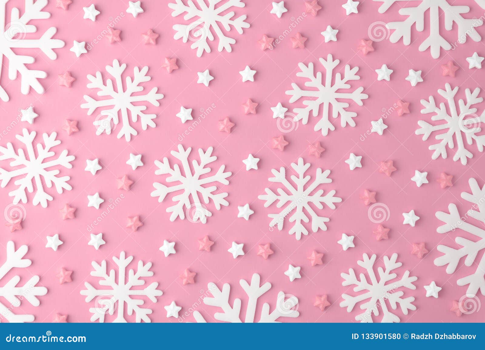 Christmas Snowflake Pattern with Lollipops and Sweets Candy Flat ...