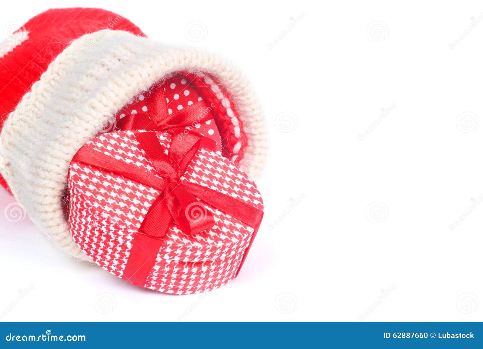 Christmas sock with gifts stock photo. Image of tradition - 62887660