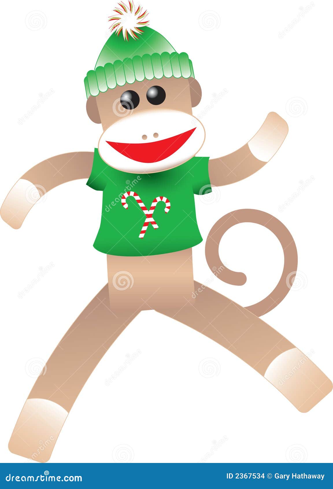 christmas monkey clipart free - photo #3